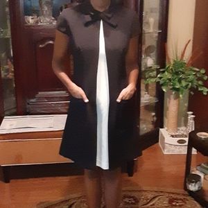 Vintage Black/White One Piece Dress